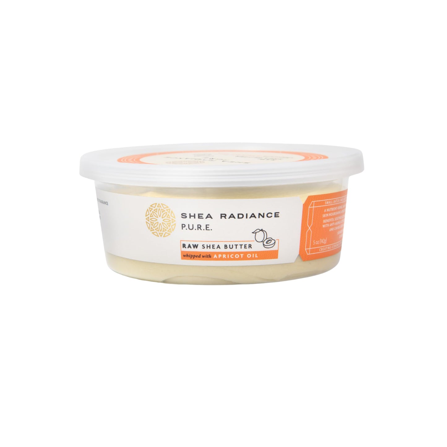 SHEA RADIANCE Whipped Shea Butter in Tub, 5 OZ