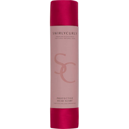 100% Satin Head Scarf | Headwrap for Women | Hair Turban for Black Women (Red)