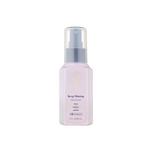 TPH BY TARAJI Keep Shining Dry Oil Mist for Coily & Curly Hair | Protective Gloss & Hair Shine Spray Helps Reduce the Look of Split of Ends | Cruelty Free, Vegan Hair Spray for Women & Men, 3 fl oz