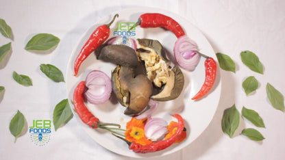 JEB FOODS Giant African land snail Jumbo Size Freeze Dried (3 In a Pack)