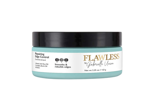 Flawless by Gabrielle Union - Repairing Edge Control, with Biotin and Rice Oil Complex for Curly and Coily Hair, 2.25 OZ