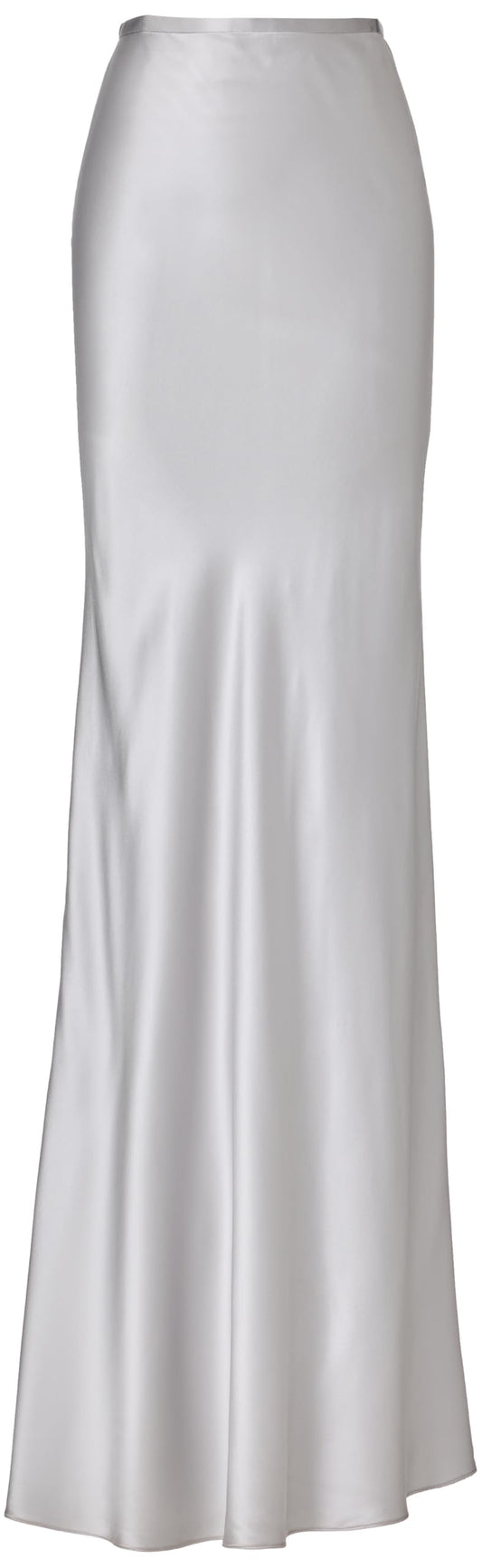 Sergio Hudson, Bias Evening Skirt, 2, Silver