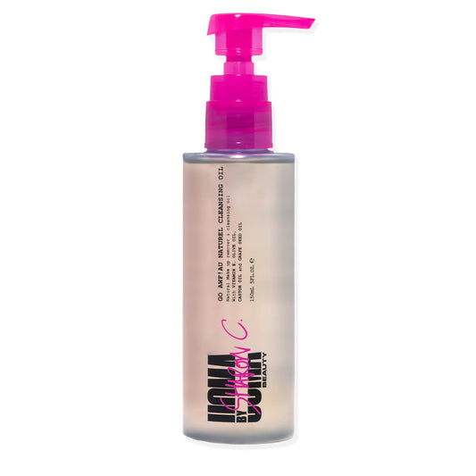 UOMA Cleansing Oil by Sharon C - Go Awf Au Naturel Cleansing Oil. Face Wash & Make Up Remover for All Skin Types, Hydrating Oil Cleanser with Natural Oils & Vitamin E. Vegan Skincare 150ml
