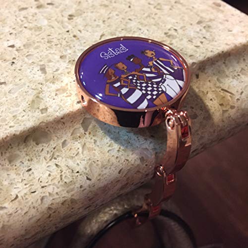 Shades of Color Purse Hanger, Sistas, 2.5 x 1.73 inches, Purple (PH134)