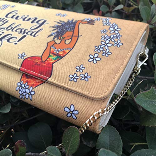 Shades of Color Clutch Purse, Multicolor