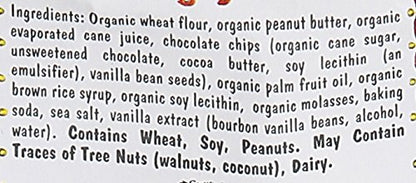 Uncle Eddie's Vegan, Peanut Butter Chocolate Chip Cookie, 12 oz