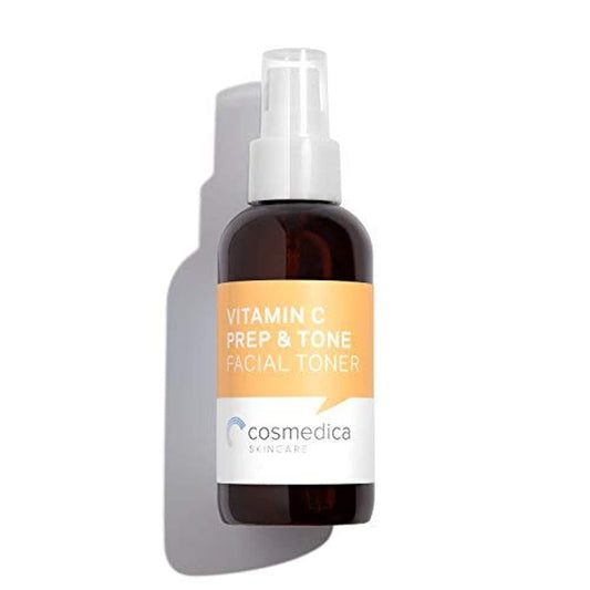 Vitamin C Prep & Tone (4oz) Facial Toner and Prep, Minimize Pores and Remove Excess Dirt, Oil, and Make-Up- Best Vitamin C for Skin