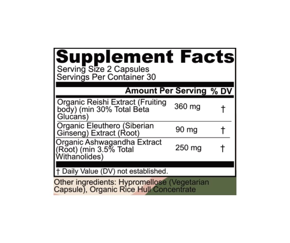 Peak + Valley Stress Relief Supplement for Mood Support Balance My Stress Capsules - Contains Adaptogens, Ashwagandha, Eleuthero Root, Reishi Mushroom Supplement - Natural Mood Stabilizer - 60 Ct