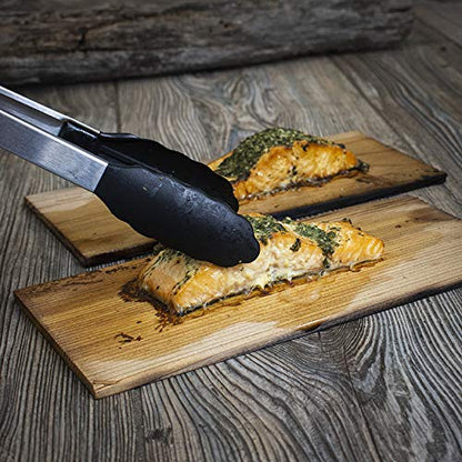 Kona BBQ Grill Tongs Set - Stainless Steel With Silicone Tongs for Cooking, Barbecue & Grilling - Grill Mat Safe, 16 and 14 Inch