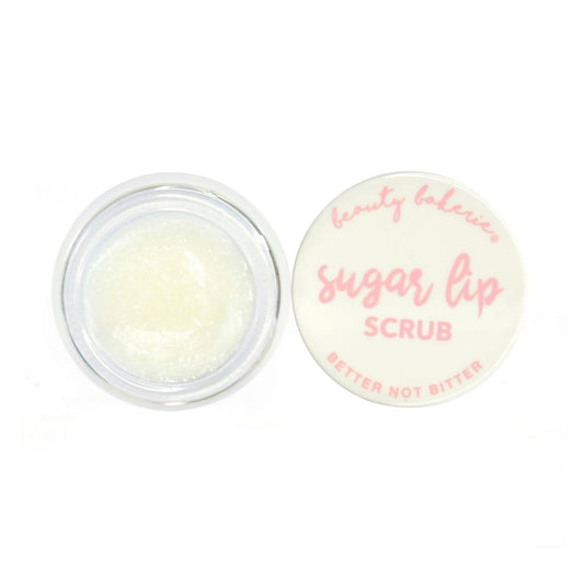 Beauty Bakerie Sugar Lip Scrub, Lips Scrubber Exfoliator & Hydrator, Moisturizing Lip Balm Treatment for Soft Lips, Lip Care Products & Plumper, Lip Exfoliator and Moisturizer, Vanilla