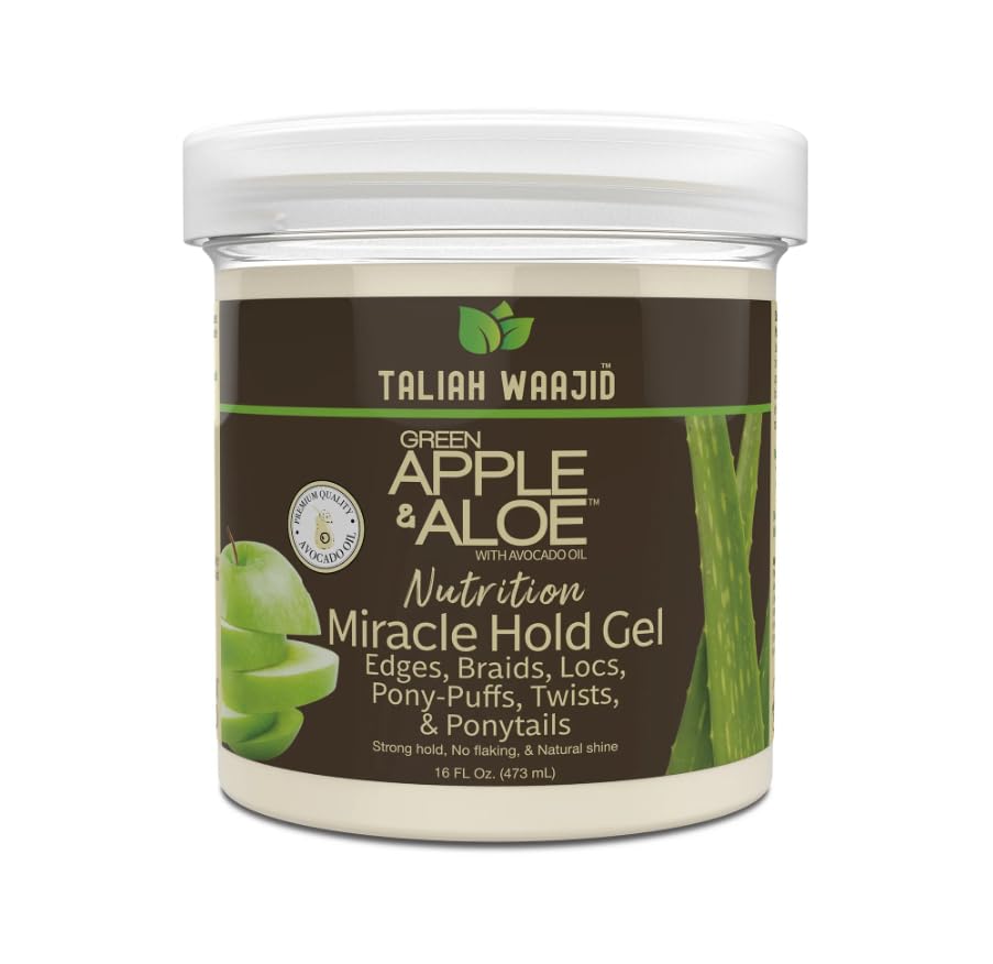 Taliah Waajid Green Apple & Aloe Nutrition Miracle Hold Gel 16oz (T028)