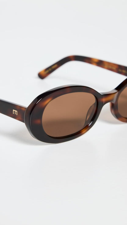 Elisa Johnson Women's Lyric Leigh Sunglasses, Brown Tortoise, One Size