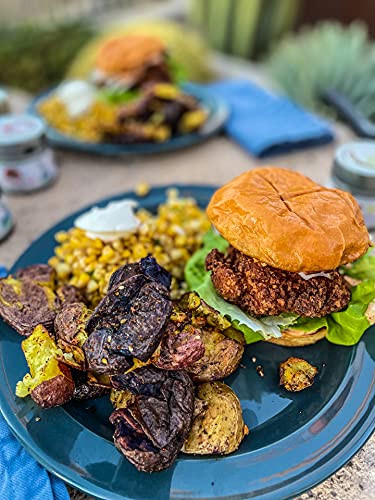 Fiery Flavors Gourmet Seasoning Collection | Non GMO Project Verified | 3 Magnetic Tins | Artisanal Spice Blends | Crafted in Small Batches by Gustus Vitae | #84