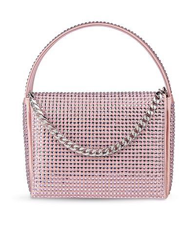 Liselle Kiss Taylor Bag, Pink Crystal