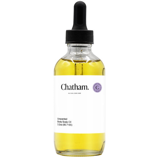 Chatham Natural Skin Care Scalp and Body Oil (Unscented) 3.2oz