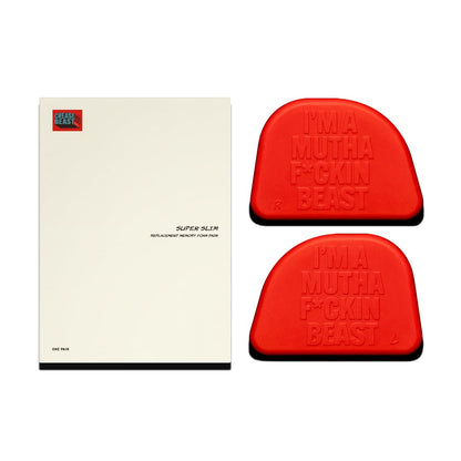 Crease Beast Memory Foam Shoe Crease Protector - Stops Creases in New & Old Shoes - for Jordan’s, Dunks, Air Force for Men’s Sizes 8-12.5 & Women's Sizes 9-11 - Super Slim