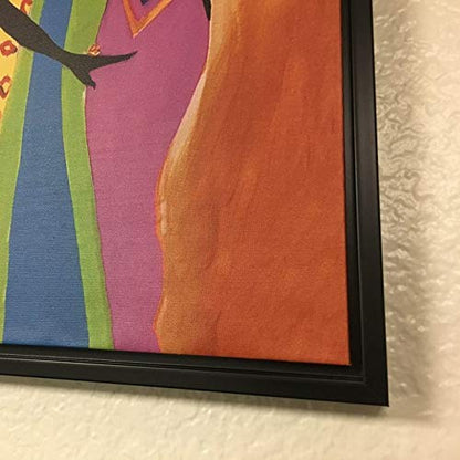 Shades of Color 7 Sisters Framed Canvas Art, 19.625 x 15.625 inches (FCA155), Multicolor