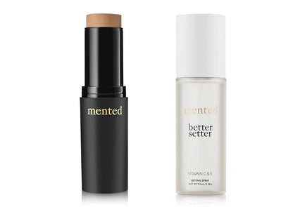 Mented Cosmetics Foundation Stick & Better Setter Setting Spray Bundle - L30 Light Tan with Neutral Undertones