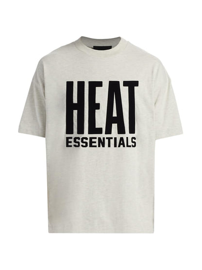 Fear of God Essentials, Heat Cotton Jersey Crewneck T-Shirt, X-Small, Light Heather