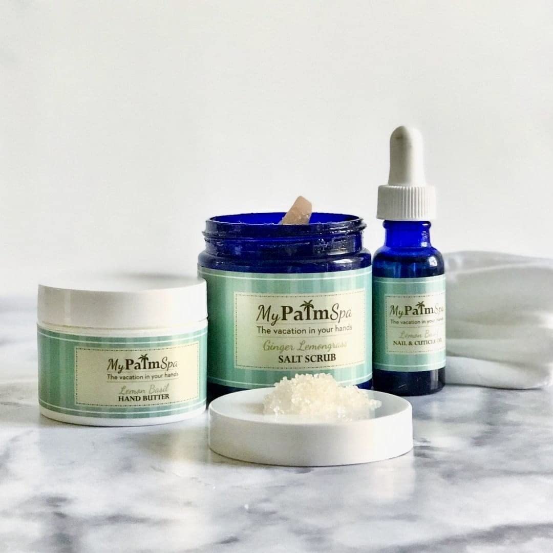 Butter By Keba My Palm Spa Luxury Hand Care Essentials Nail Cuticle Oil with Grapeseed and Essential oils