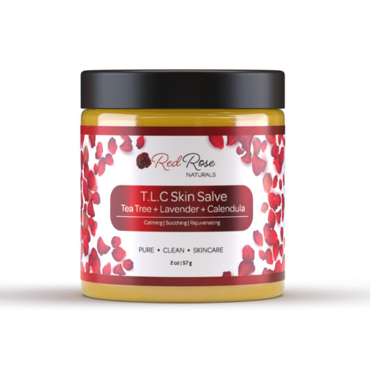 Red Rose Naturals TLC Skin Salve with Calendula | Tea Tree & Lavender