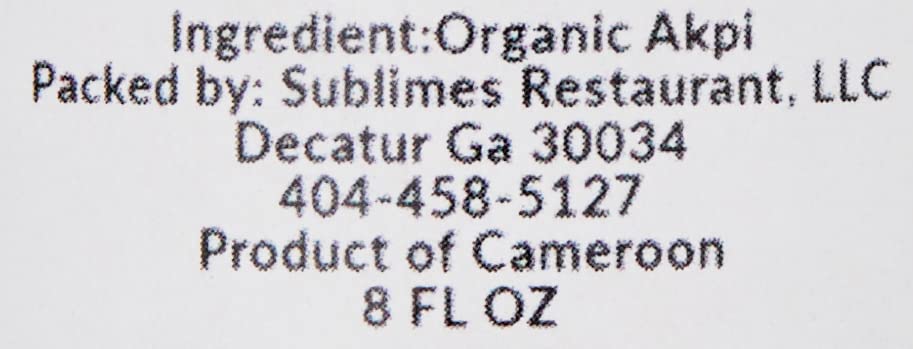 Akpi oil | Ndjansan | Ricinodendron heudelotii |Cold Pressed | Organic| Extra Virgin/Massage Oil 4oz