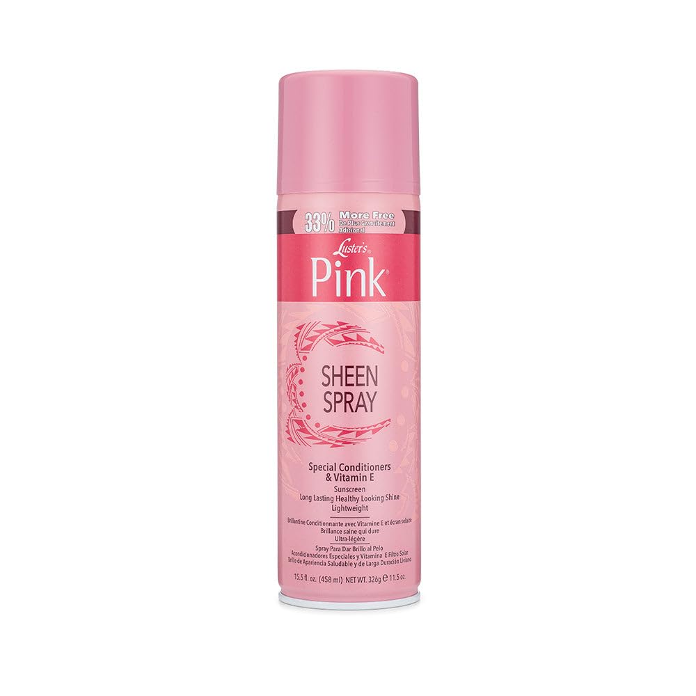 Lusters Pink Sheen Spray 15.5 Ounce With Sunscreen (414ml) (Pack of 2)