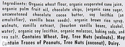 Uncle Eddies Cookes, Cookies Chocolate Chip Walnut, 12 Ounce