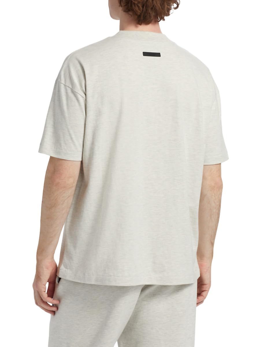 Fear of God Essentials, Sky Cotton Jersey Crewneck T-Shirt, X-Small, Light Heather
