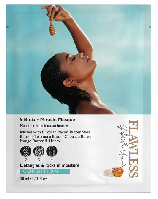 Flawless by Gabrielle Union - 5 Butter Miracle Mask Packette 1 oz Foil