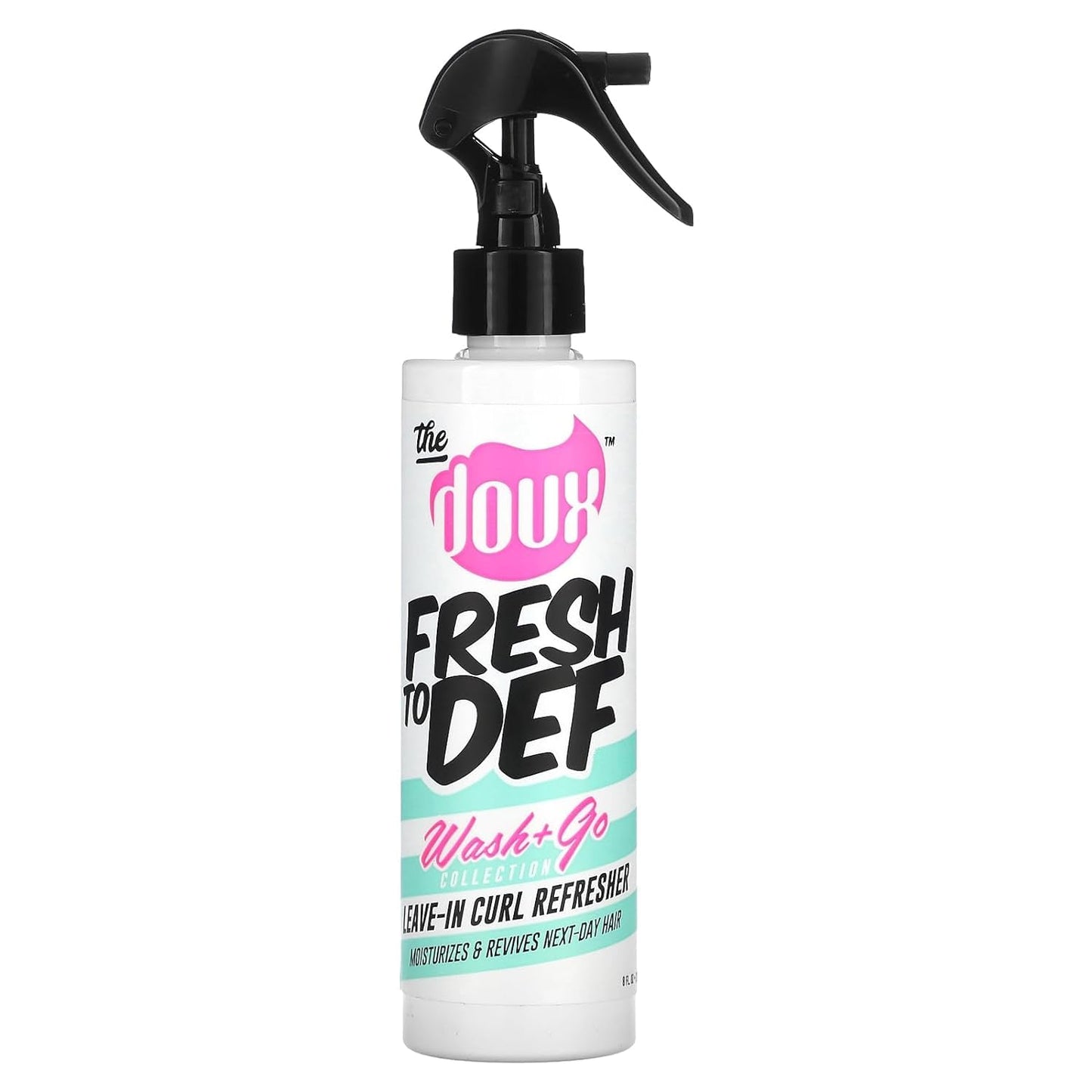 The Doux - FRESH TO DEF Curl Refresher Spray - Detangling Leave-in Conditioner for Previously Styled Curls