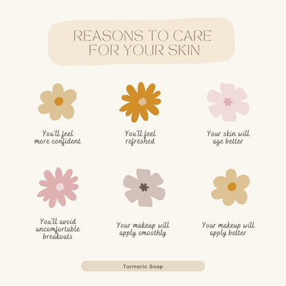 Red Rose Naturals Turmeric Soap Bar for Radiant Skin, Face and Body Glow Bar, Made with Natural Ingredients, Cleansing Soap, Sensitive Skin Friendly, Vegan 4 oz.