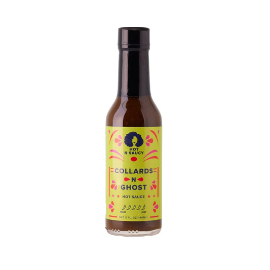 Hot N Saucy | Collards N Ghost Hot Sauce, 5 fl oz