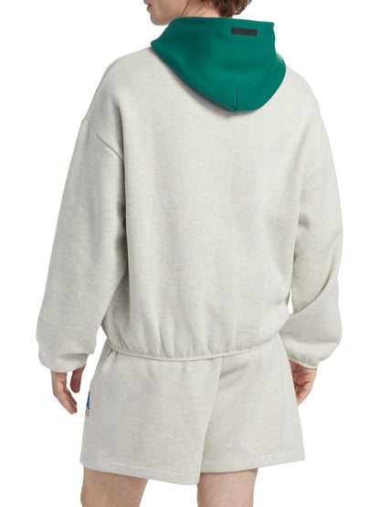 Fear of God Essentials, Celtics Fleece Hoodie, Small, Light Heather