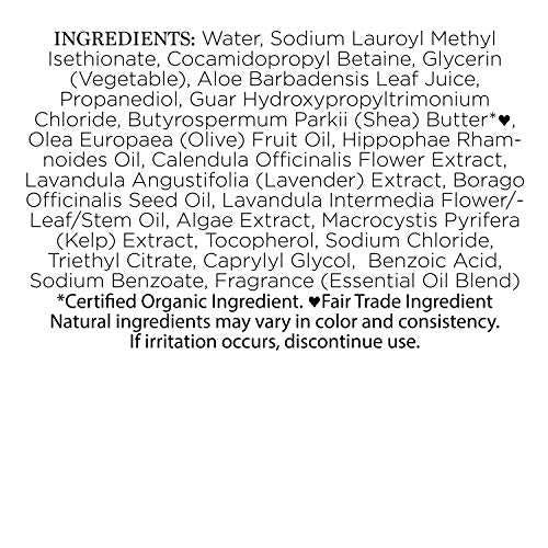 Nubian Heritage Liquid Hand Soap for Dry Hands Lavender and Wildflowers Cruelty-Free Skin Care 12.3 oz, 2090611