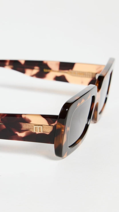 Elisa Johnson Women's Gigi Sunglasses, Brown Tortoise, One Size