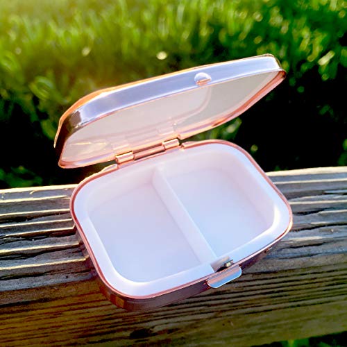 Shades of Color Pill Box Case, Walk By Faith, 2.23 x 1.77 inches (PBC126)