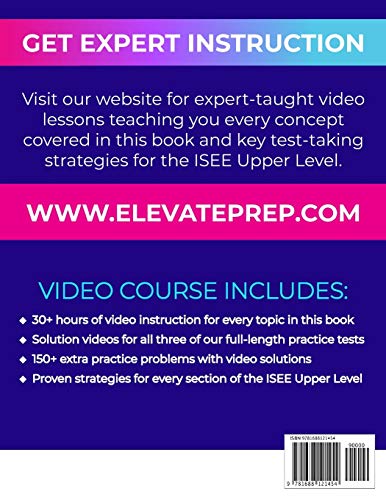 ISEE Upper Level: 2500+ Practice Questions