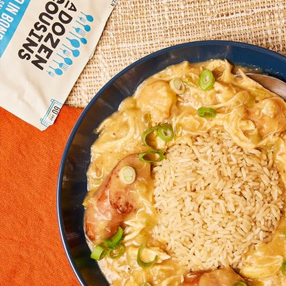 A Dozen Cousins Microwave Rice Cooked in Chicken Bone Broth | 7g Protein with Collagen | Rice for Meals, Sides (3 Flavor Variety Pack, 6 Pack)