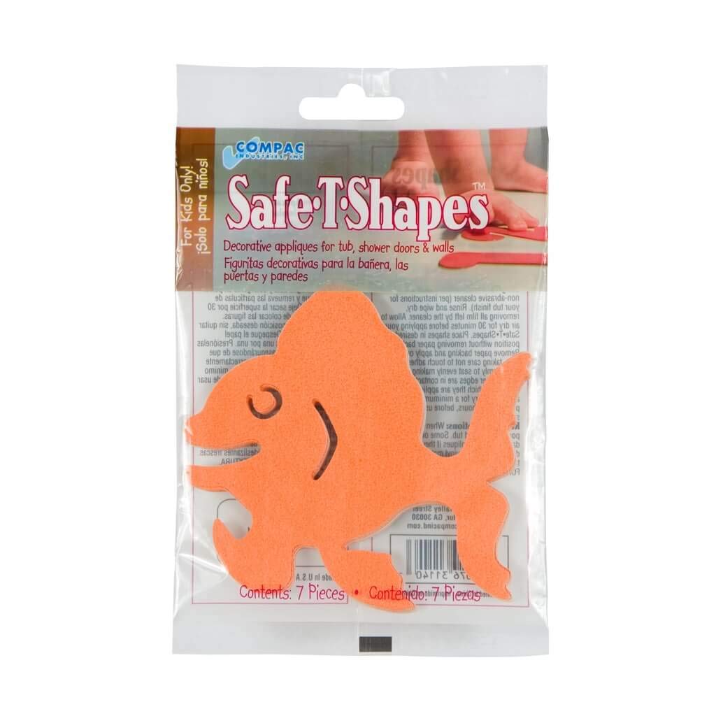 Compac Kids Safe-T-Shapes Goldfish Bath Appliques, 7 Count