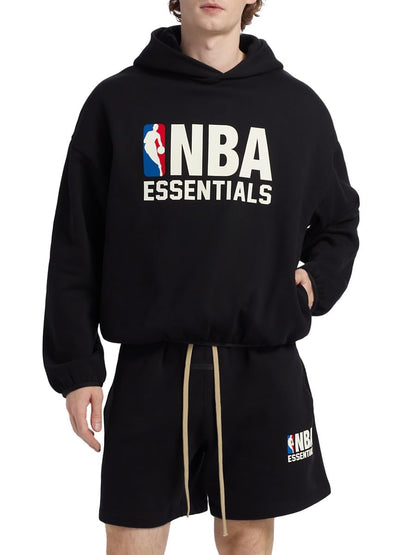 Fear of God Essentials, NBA Fleece Hoodie, X-Small, Black