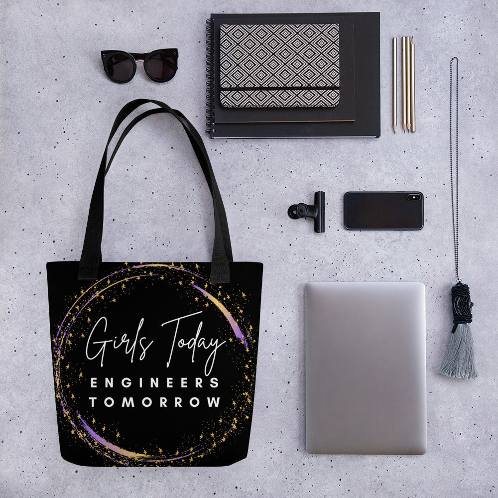 Girls Today Engineers Tomorrow Small Tote Bag