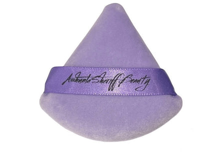 Ashunta Sheriff Beauty Velvet Hypoallergenic Ultra Soft Purple Puffs (3-Pack)