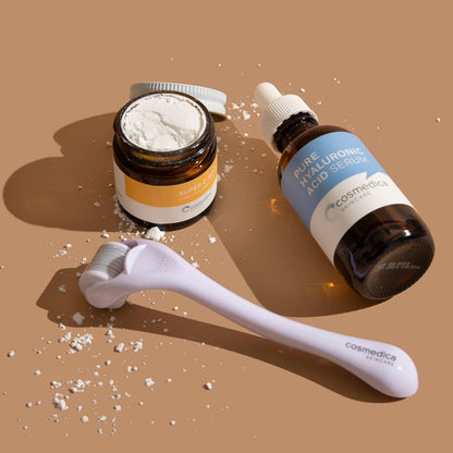 Cosmedica Skincare 100% L-Ascorbic Acid Powder- Vitamin C for Face, Custom Boost for Facial Serums, Hyaluronic Acid Serum, Moisturizer, Night Cream and Facial Toner 0.7 oz