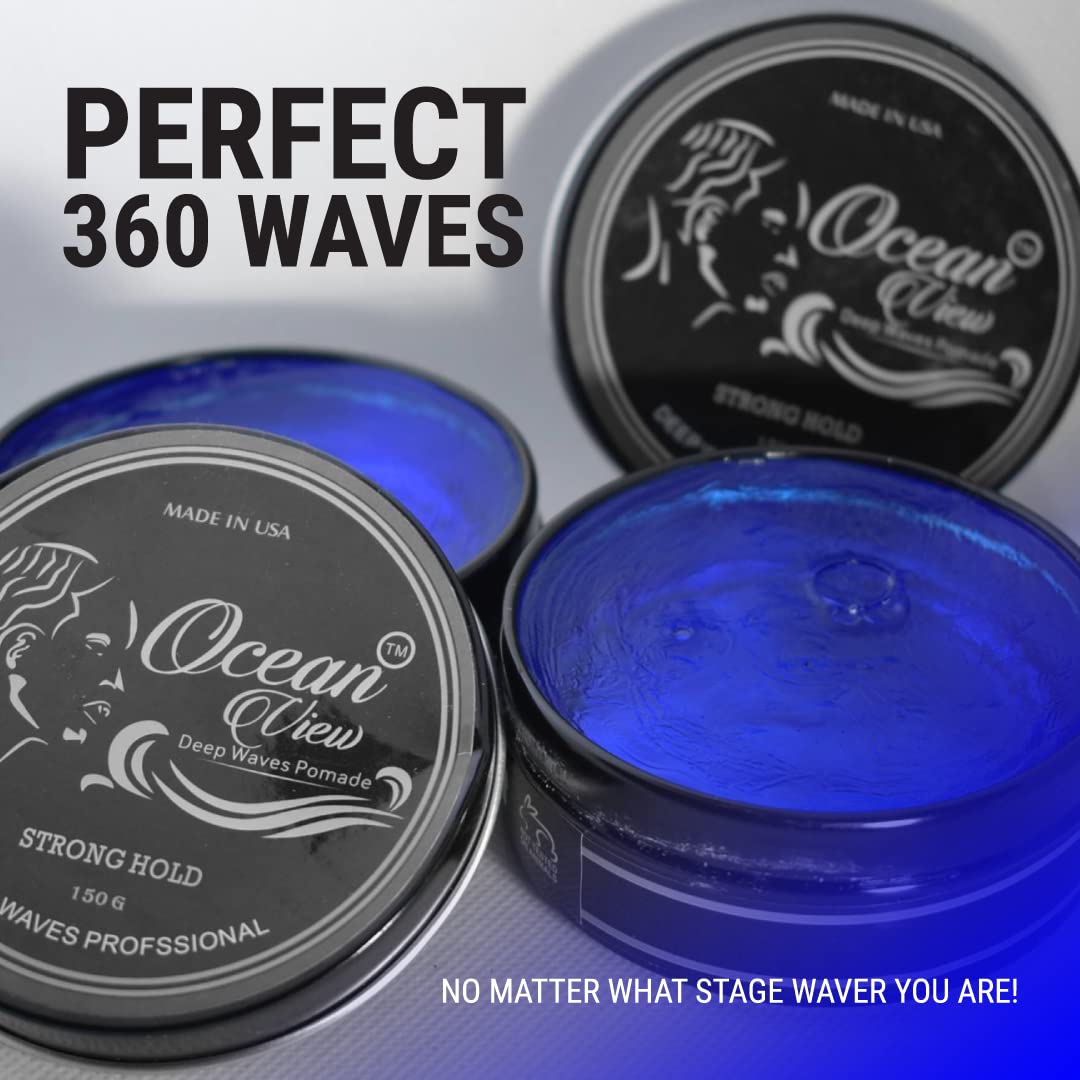 OCEAN VIEW DEEP WAVES POMADE-360 Wave Pomade and Wave Grease Essentials