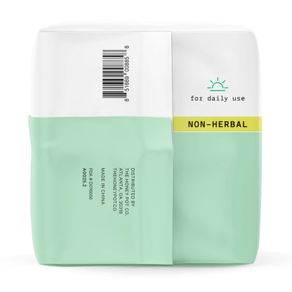 The Honey Pot Company - Panty Liners for Women - Non-Herbal Everyday Liners - Organic Cotton Cover & Ultra-Absorbent Pulp Core - Sanitary Pads for Women - Feminine Care - FSA & HSA Eligible - 30 ct