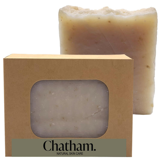 Lemongrass Oatmeal Moisturizing Soap Bar 5oz for Dry Skin, 100% Natural Ingredients, Shea Butter Free, and Lemongrass and Vanilla Essential Oils