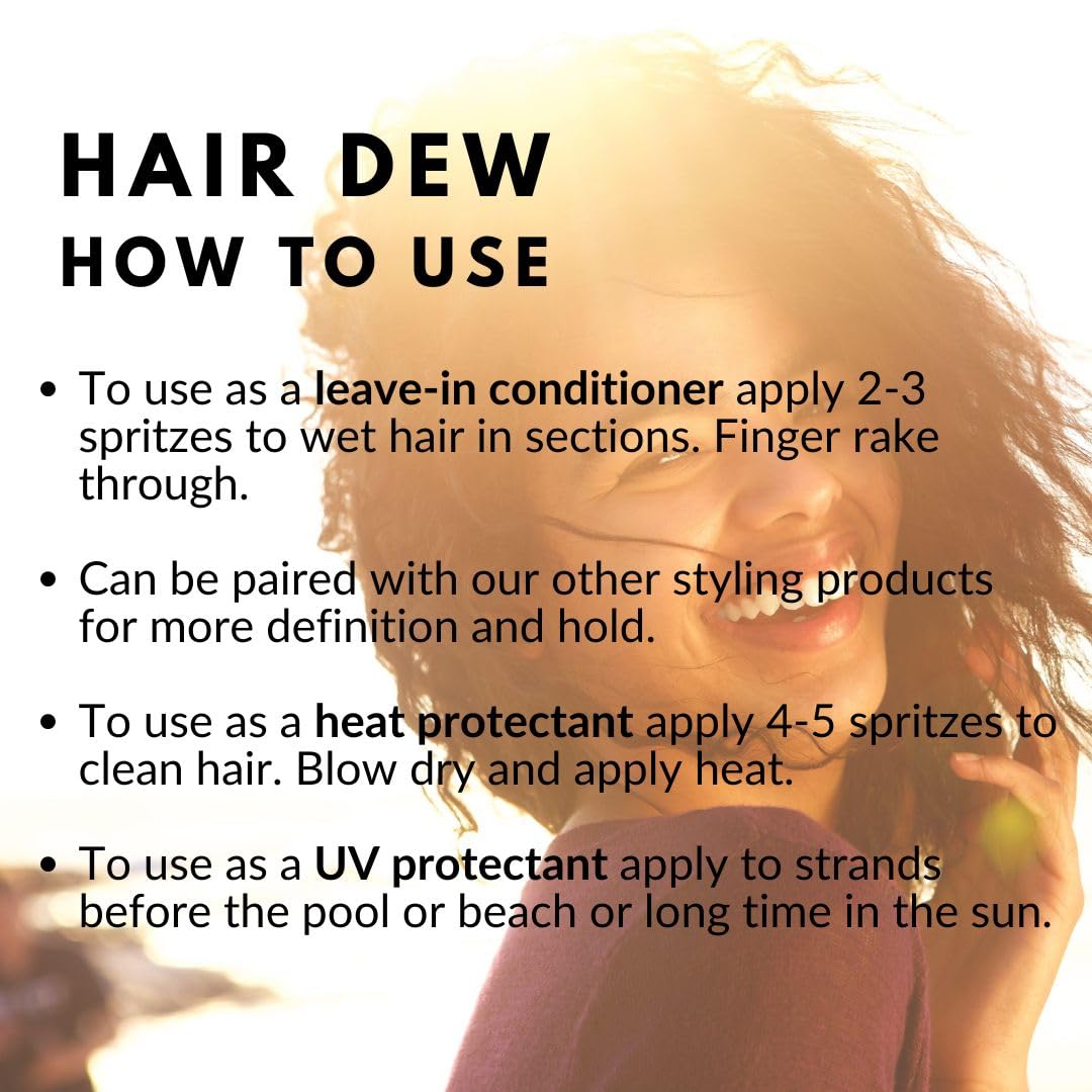 OrganiGrowHairCo Hair Dew Low Porosity Leave in Conditioner