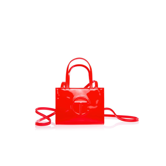 TELFAR Small Shopping Bag - Red Patent