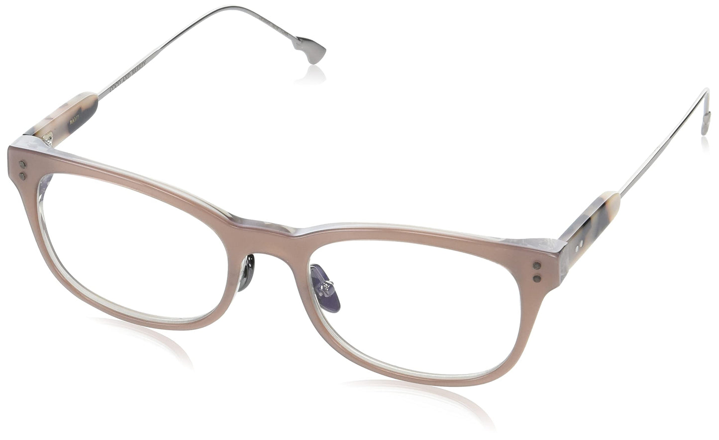 Coco and Breezy Immortal Square Prescription Eyewear Frames, 101/Rose/Marble, 51mm, 20mm, 145mm
